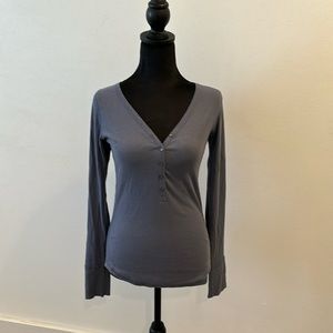 Abercrombie & Fitch blue thermal size M
